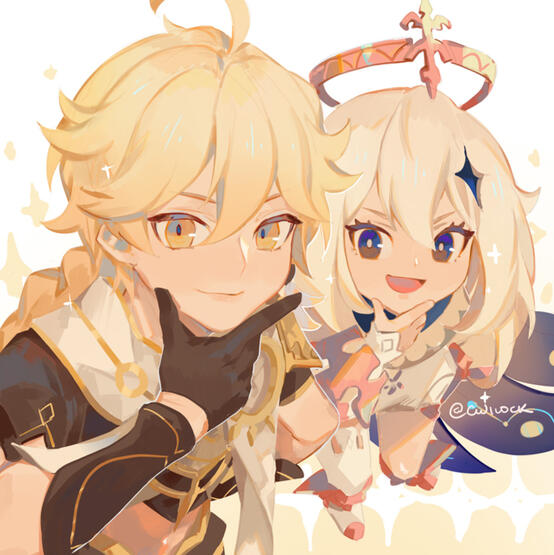 Aether and Paimon Aether and Paimon
