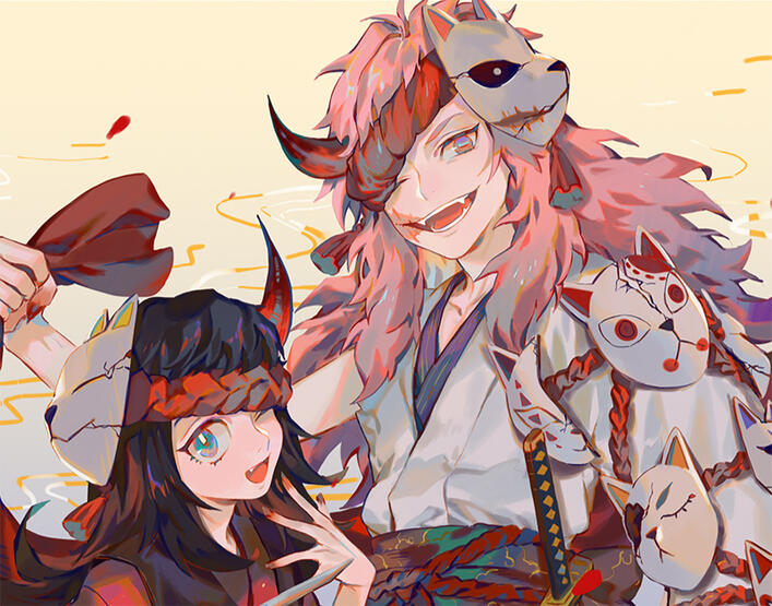 Sabito and Makomo Sabito and Makomo